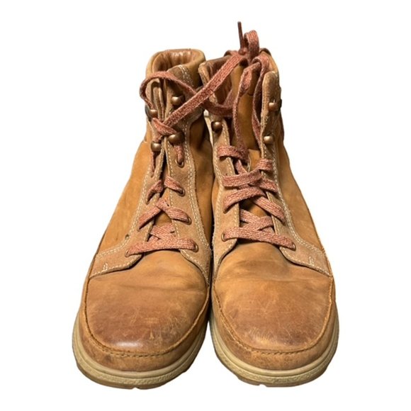 Chaco boots Women's 9 Sierra Lace Up Waterproof Leather Adobe Tan - Picture 3 of 6